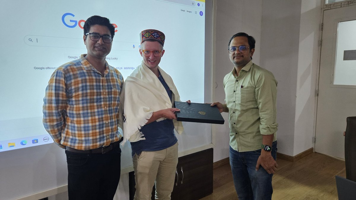 Vivek Gupta (@vivekguptaiit) on Twitter photo It was a great pleasure to host Dr. @DJ_MacAllister at IIT Mandi. Really appreciate the brilliant talk, he has given on the groundwater situation in Indo-Gangatic basin.
<a href="/SCEnE_IIT_Mandi/">SCEnE, IIT Mandi</a> <a href="/iit__mandi/">IIT Mandi</a> <a href="/HIMPACTLAB_IITM/">HIMPACT Lab, IIT Mandi</a> It was a great pleasure to host Dr. @DJ_MacAllister at IIT Mandi. Really appreciate the brilliant talk, he has given on the groundwater situation in Indo-Gangatic basin.
<a href="/SCEnE_IIT_Mandi/">SCEnE, IIT Mandi</a> <a href="/iit__mandi/">IIT Mandi</a> <a href="/HIMPACTLAB_IITM/">HIMPACT Lab, IIT Mandi</a>