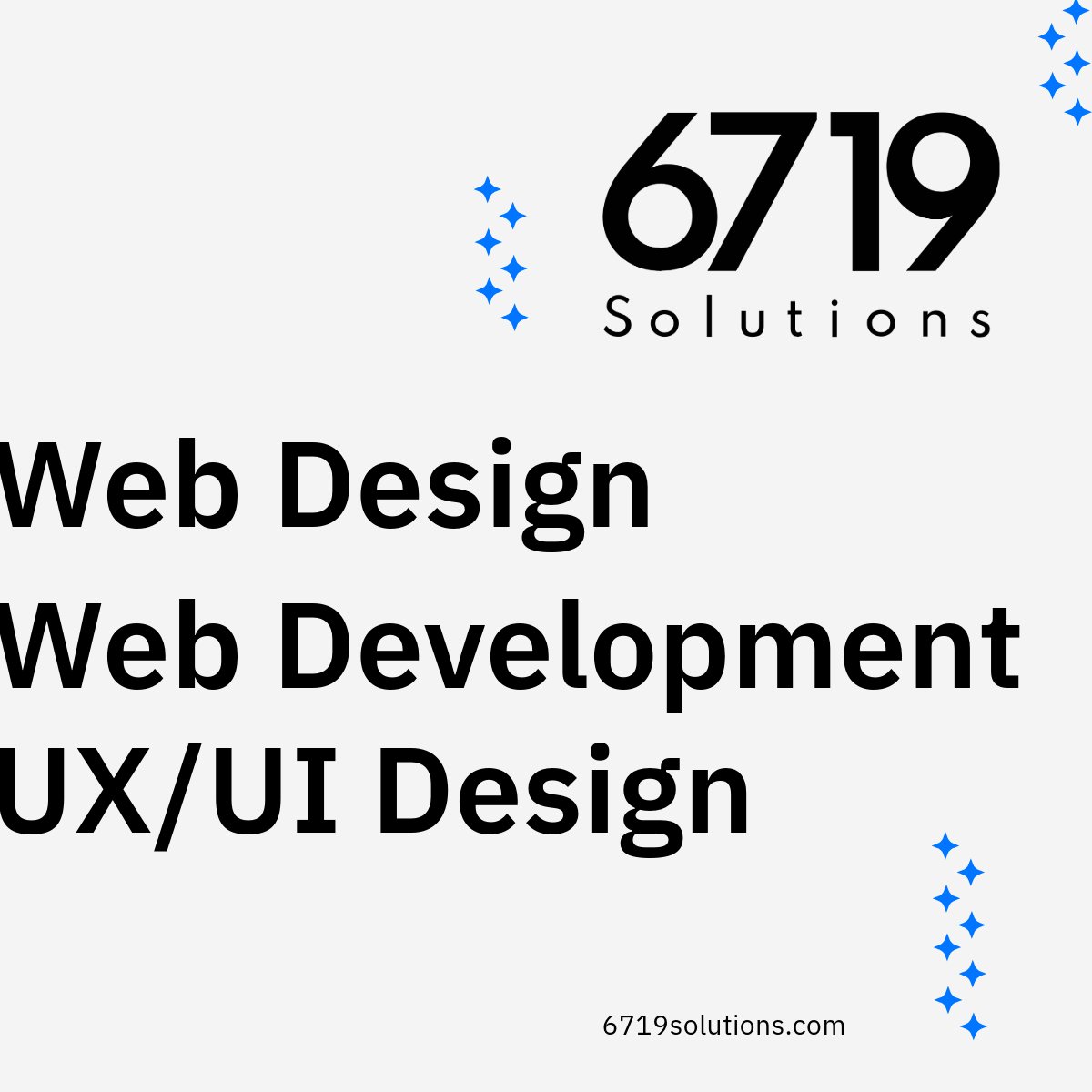 6719Solutions's tweet photo. Hi! We are 6719 Solutions. Do you need a website to support your business? Having difficulties with the functionality of your website? Let us know how we can serve you.

#6719solutions #webdesign #webdevelopment #ux #ui #functional #clear #creative https://t.co/YDGsdSTd1s