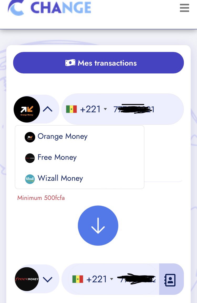 haadj_talla's tweet photo. Bonjour @Intechgroup_,  
@WaveSenegal n'est plus disponible sur l'application #Change. S'agit-il d'une panne temporaire ou d'un retrait définitif du service ? 
#kebetu https://t.co/6Dga1WzQpK
