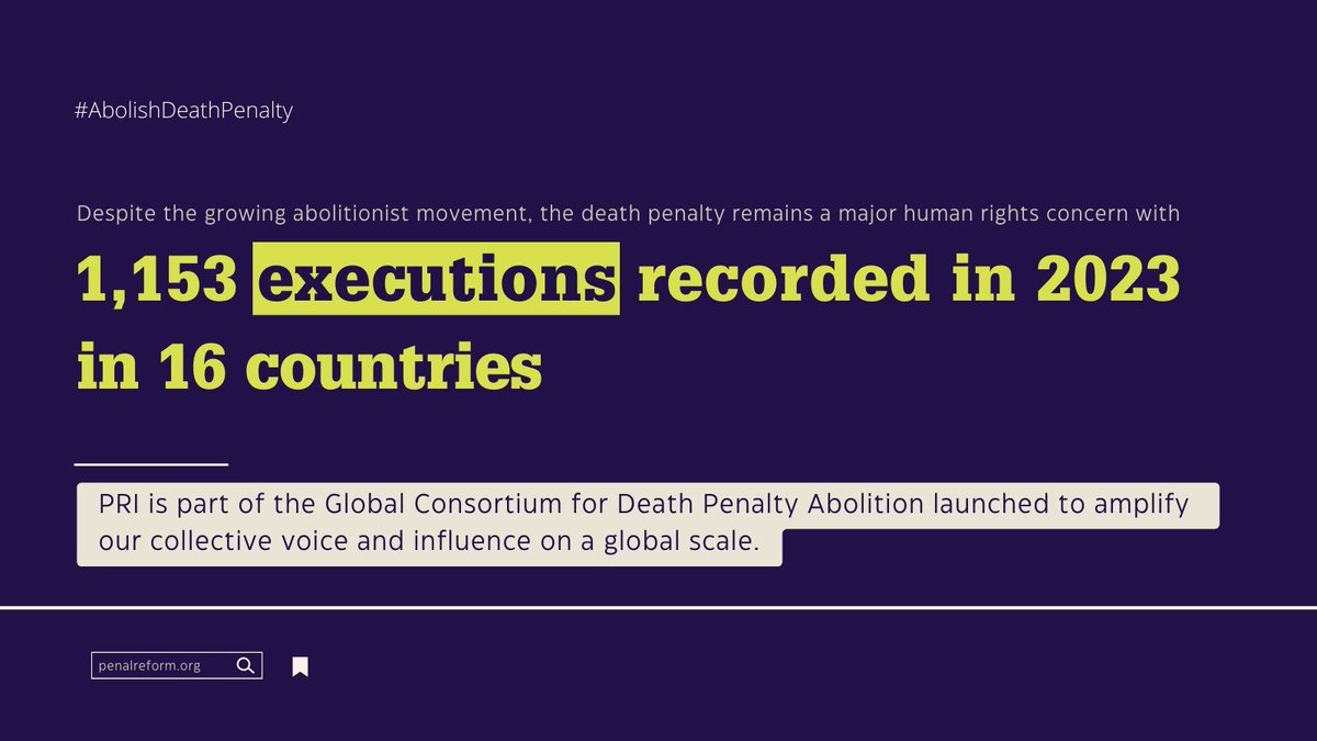 🌍Launch of the Global Consortium for Death Penalty Abolition! ✊Together with 24 more partner organisations led by <a href="/WCADP/">End Death Penalty</a>, we aim to amplify the abolitionist movement's voice and influence globally: 👉t.ly/3s4vR  
#AbolishDeathPenalty #HumanRights #GlobalConsortium