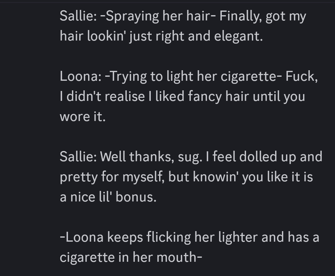 HelluvaNin666's tweet photo. ๐คฃ Based on a scene from My Name Is Earl ๐คญ Loona and Sallie May hilarity #BarnWolf https://t.co/dxagnHUl9c