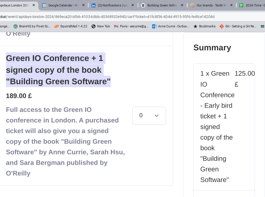 Anne Currie (@anne_e_currie) on Twitter photo A ticket to GreenIO conf in London in September ticket.apidays.global/event/apidays-… gets you a free signed copy of Building Green Software from <a href="/OReillyMedia/">O'Reilly Media</a>!!!!! amazon.co.uk/Building-Green…
<a href="/SaraEBergman/">Sara</a> Sarah Hsu & I couldn't be more excited by this. It is a huge endorsement of the usefulness A ticket to GreenIO conf in London in September ticket.apidays.global/event/apidays-… gets you a free signed copy of Building Green Software from <a href="/OReillyMedia/">O'Reilly Media</a>!!!!! amazon.co.uk/Building-Green…
<a href="/SaraEBergman/">Sara</a> Sarah Hsu & I couldn't be more excited by this. It is a huge endorsement of the usefulness