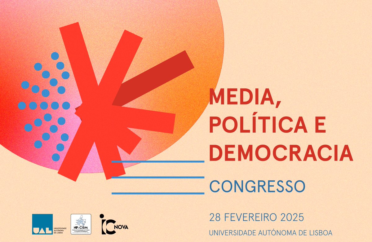 Está aberta a chamada de trabalhos para o Congresso Media, Política e Democracia que terá lugar na Universidade Autónoma de Lisboa a 28 de fevereiro. ualmedia.pt/wp-content/upl…