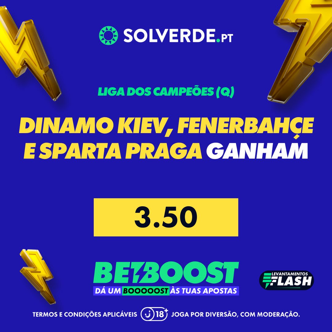 Se este Bet Boost bater, damos 10€ em Free Bets a 10 pessoas que derem RT.

Têm de estar a seguir-nos.

Aproveita a odd em 🌍 sol-ver.de/dOL6ydo