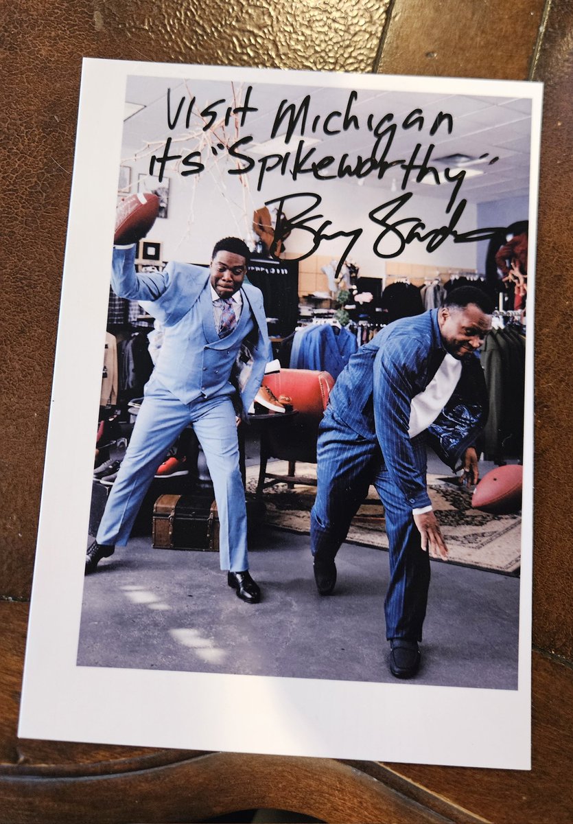 BarrySanders's tweet photo. What a run #Michigan is on.  @Lions had their best season since the 90s, @NFLDraft records, @UMichAthletics champs, #MICentralStation, @RocketClassic - repost your favorite event for a chance to win the pic.

Visit Michigan, it's more #Spikeworthy than ever
@PureMichigan https://t.co/OWnCvwe19w