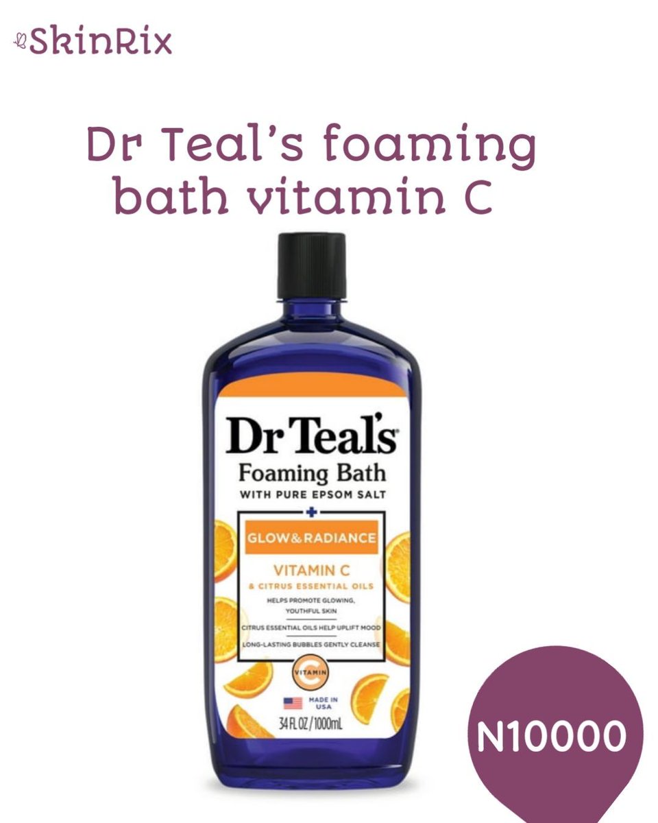 beyoutifit's tweet image. Dr Teal’s Glow &amp;amp; Radiance with Vitamin C &amp;amp; Citrus Essential Oils Foaming Bath promotes smooth and glowing skin. 

It is infused with essential oils to relax, replenish and rejuvenate your mind and body.

#skinrix feminists skincare for men