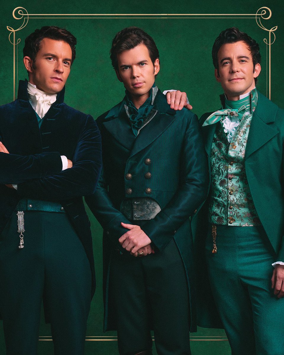 filled_popcorn's tweet photo. the jonas brothers of the regency era are back! and 2/3 are married!!! 
welcome to the marriage mart benedict🤭 https://t.co/o0BnJO7JHi