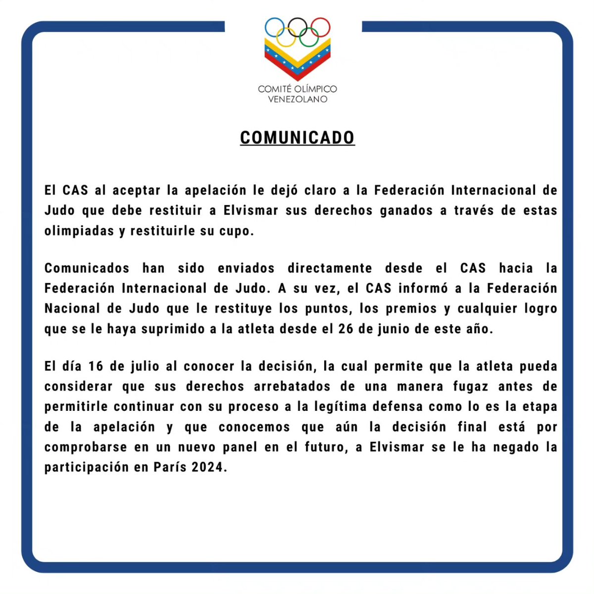 Comité Olímpico Venezolano tweet media