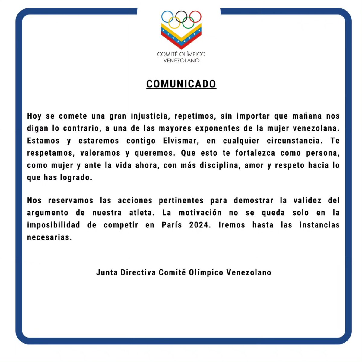 Comité Olímpico Venezolano tweet media
