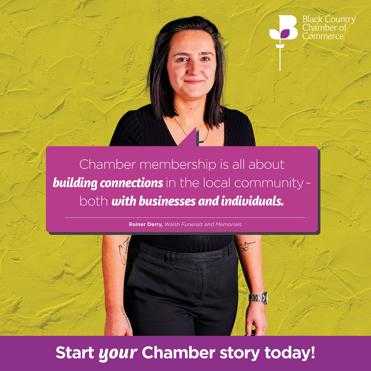 Our members are all different…
The part we play in our members’ success stories is as individual as they are. 
Whether it’s networking, marketing support, business savings, training, lobbying. We’ve got your back.
Start YOUR Chamber story today➡️ loom.ly/_CBzbhI