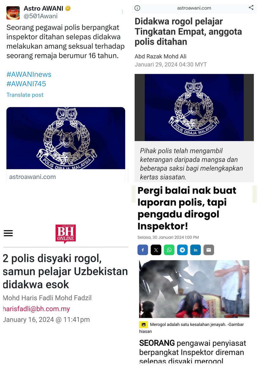 DrMasIindaSis's tweet photo. Perogol DuRjana Malaysia = PDRM 😡 https://t.co/G7HBMcyrpm