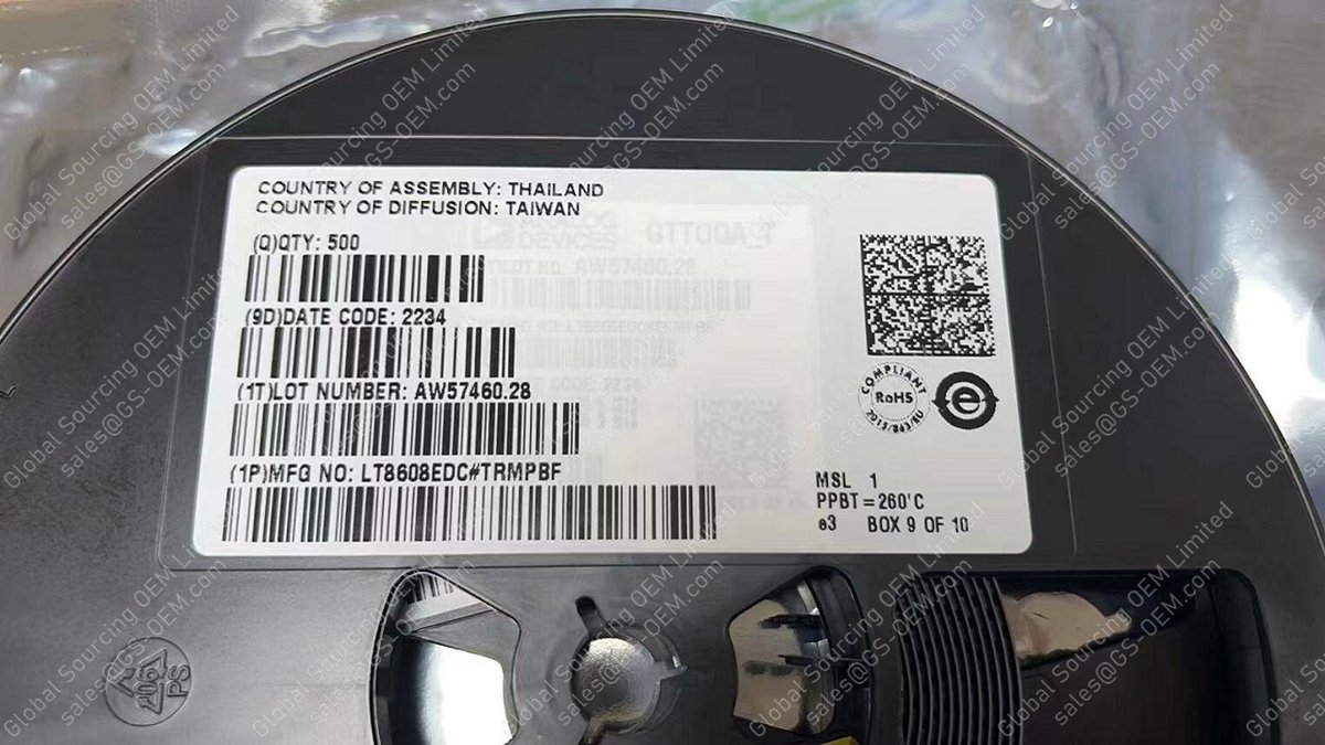 GS_OEM's tweet photo. our latest shipment of high-quality, all-new, original electronic components! Check out the photos of our components and secure packaging. 🌟

📦Shipped Products:

Brand: #ADI/LT
Model: LT8608EDC#TRMPBF
Quantity: 500

#ElectronicComponents #OEM #ERAI #GSOEM #EMS #PCBA https://t.co/oZ76ckq8m3