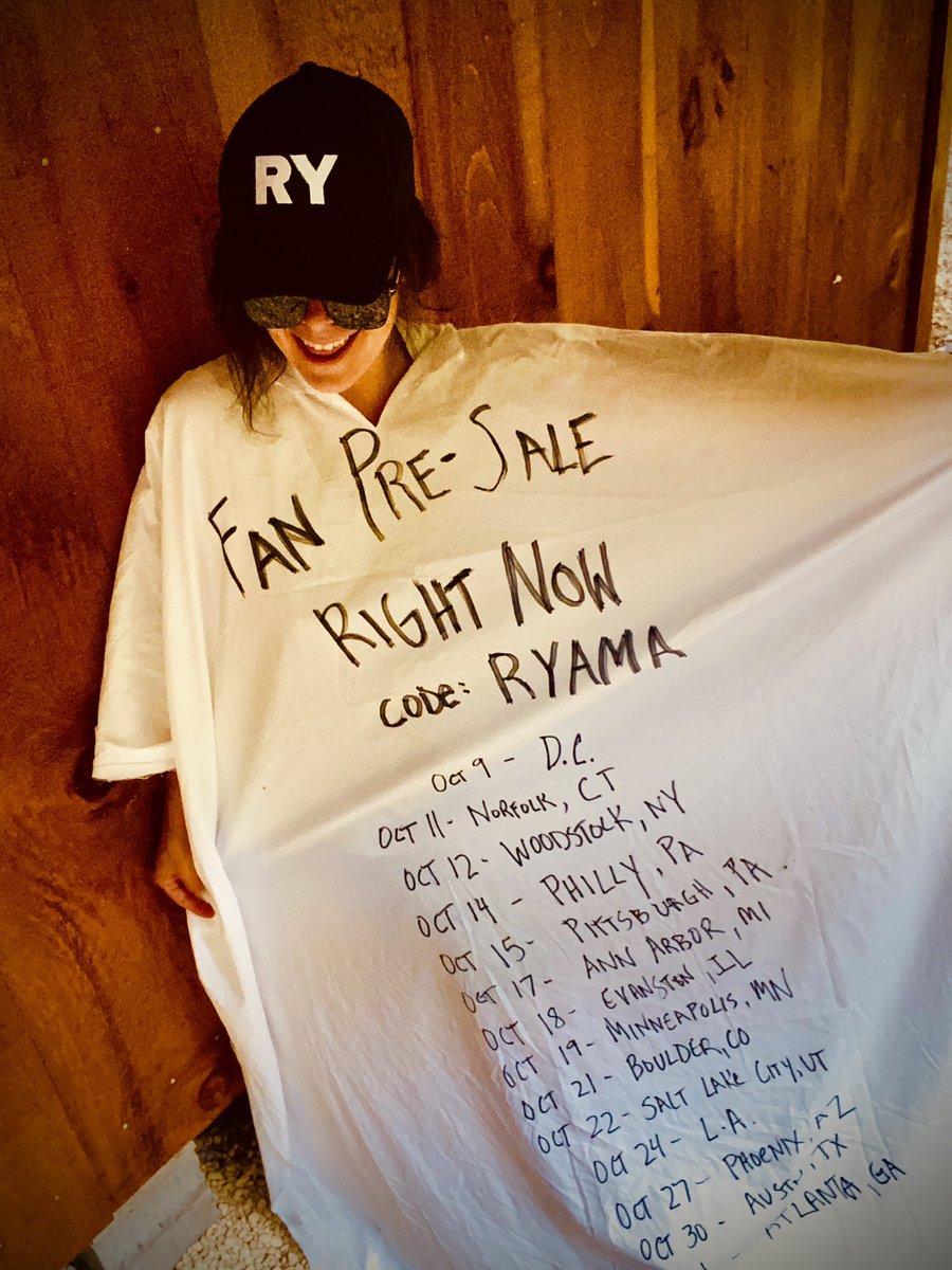 rachaelyamagata's tweet photo. 10 am local time today pre-sale tix.
Use code: RYAMA
❤️❤️❤️ https://t.co/0eyiceHR1z