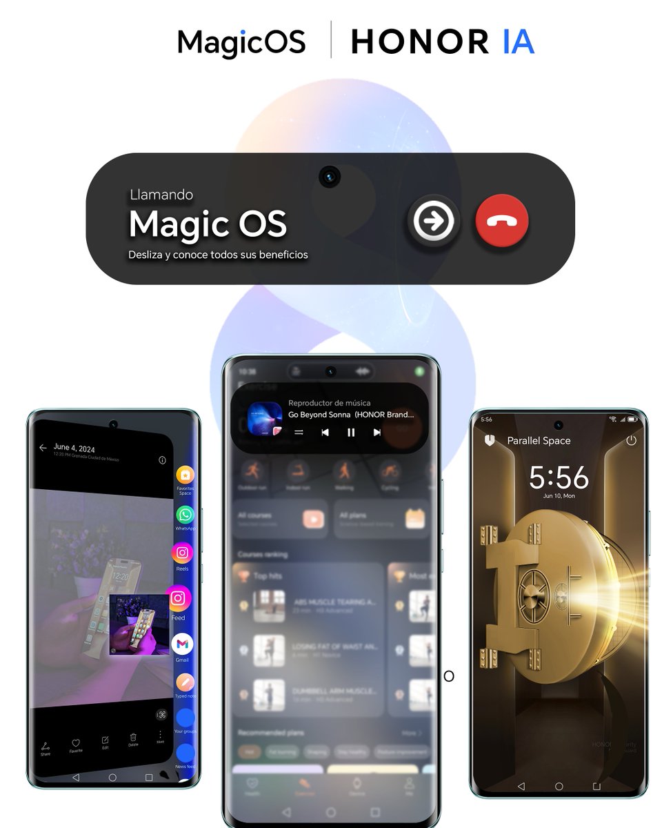 HonorColombia_C's tweet image. MagicOS 8.0, inteligencia artificial al alcance de tus dedos. 

Descubre y sorpréndete con todas las funciones que MagicOS trae para ti, disfruta de una experiencia con inteligencia artificial como nunca antes vista.👀🤩🤩🤩🤩🤩🤩

#HONORIA #HONORMagicOS