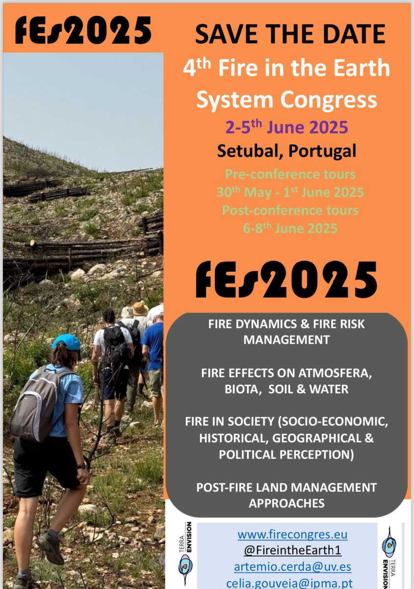 Fire in the Earth System (@fireintheearth1) on Twitter photo Join us in Setubal. Fire in the Earth System Congress. Share with us your ideas of scientific sessions Join us in Setubal. Fire in the Earth System Congress. Share with us your ideas of scientific sessions