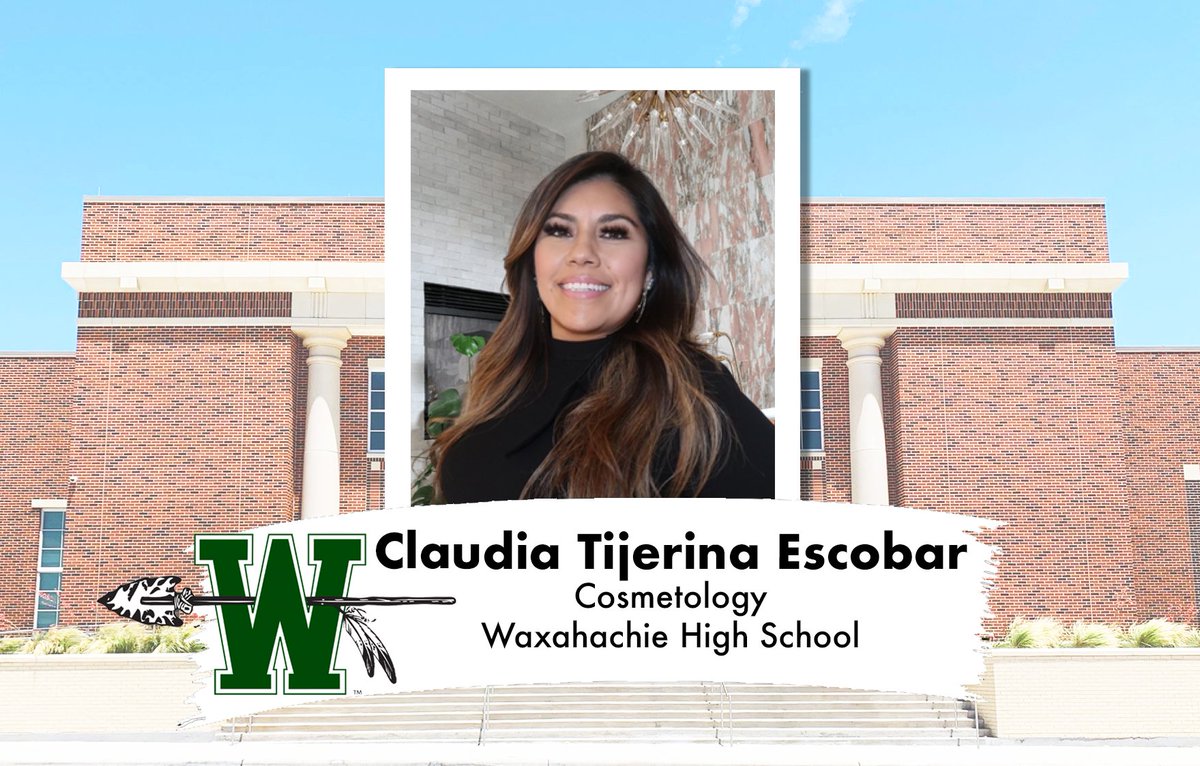 Join us in welcoming Claudia Tijerina Escobar to our CTE Team at Waxahachie High School!

Mrs. Tijerina Escobar joins WHS with 16 years of experience as a cosmetology instructor and 11 years of experience in the industry.  

<a href="/WaxahachieISD/">Waxahachie ISD</a>
#wisdlimitless
