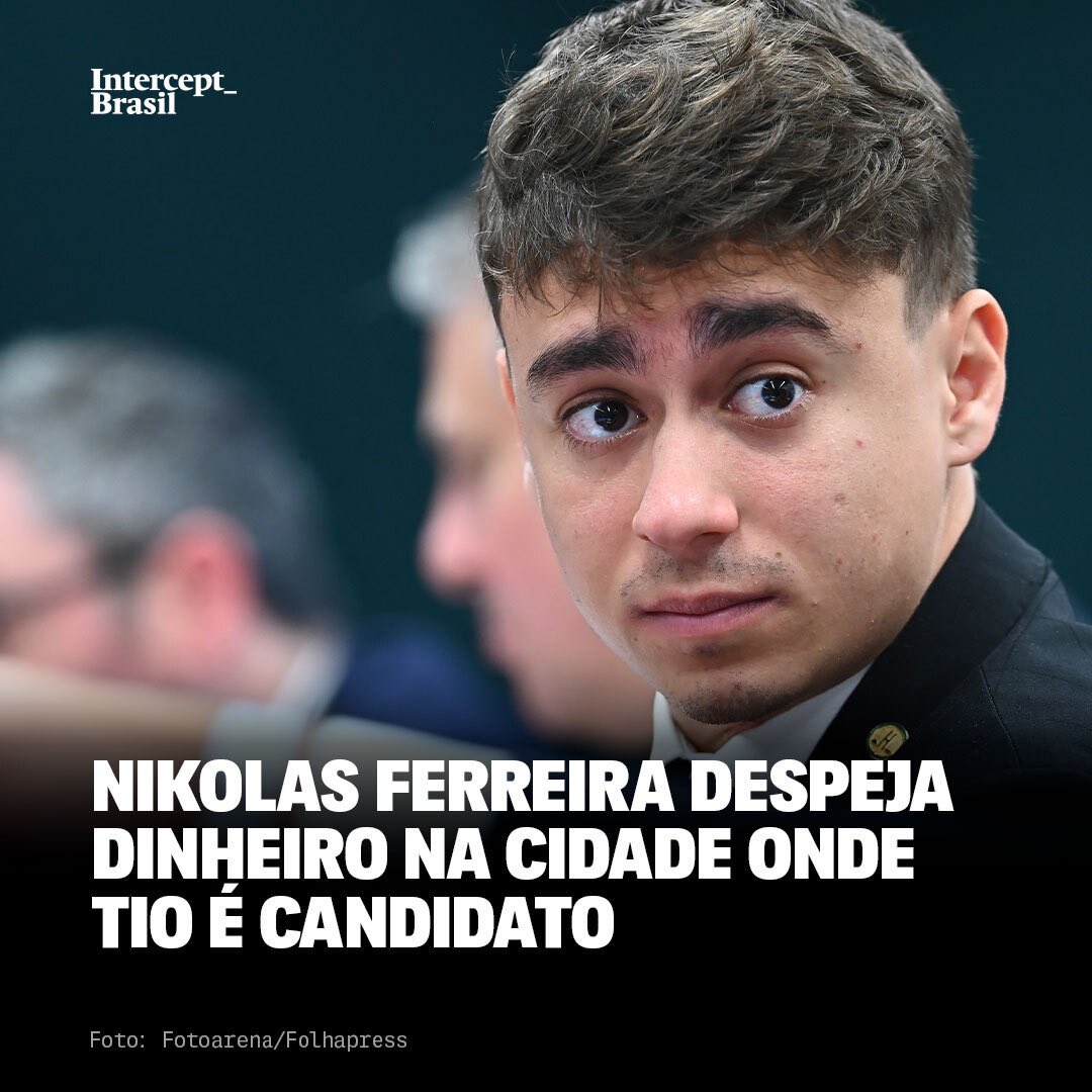 Nikolas Ferreira envia R$ 1 a cada R$ 3 em emendas parlamentares para a cidade de Nova Serrana, em MG. As duas últimas emendas somam R$ 1,5 milhão. O que a cidade tem de especial? O tio de Nikolas é candidato a prefeito. 👉 tibr.in/nikolas-ferrei… ✍️ <a href="/opaulomm/">Paulo Motoryn</a>