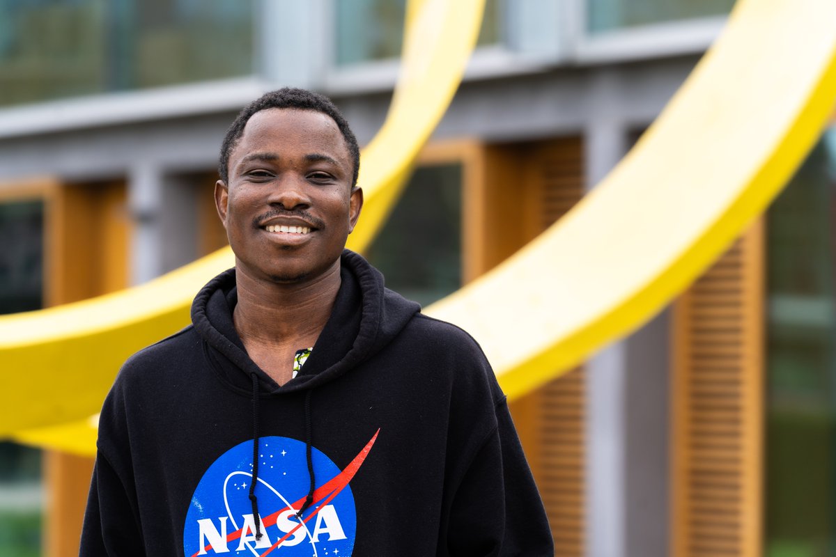 #MadeInNRS | 𝗥𝗮𝘆𝗺𝗼𝗻𝗱
Raymond Nagbija Kwame is a student of ITC's MSc in GIS &amp; EO 

🎙️ "My future plan is to own a geospatial consulting company to advise stakeholders in the field of NRM"

🔗 Read the whole interview with Raymond via bit.ly/3LCf2ZY