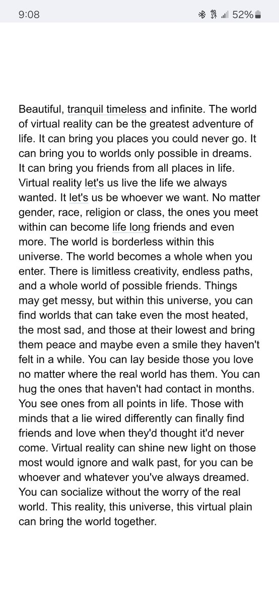 Since it was too long for a post, I did a screenshot of this instead. Sorry if it's hard to read.