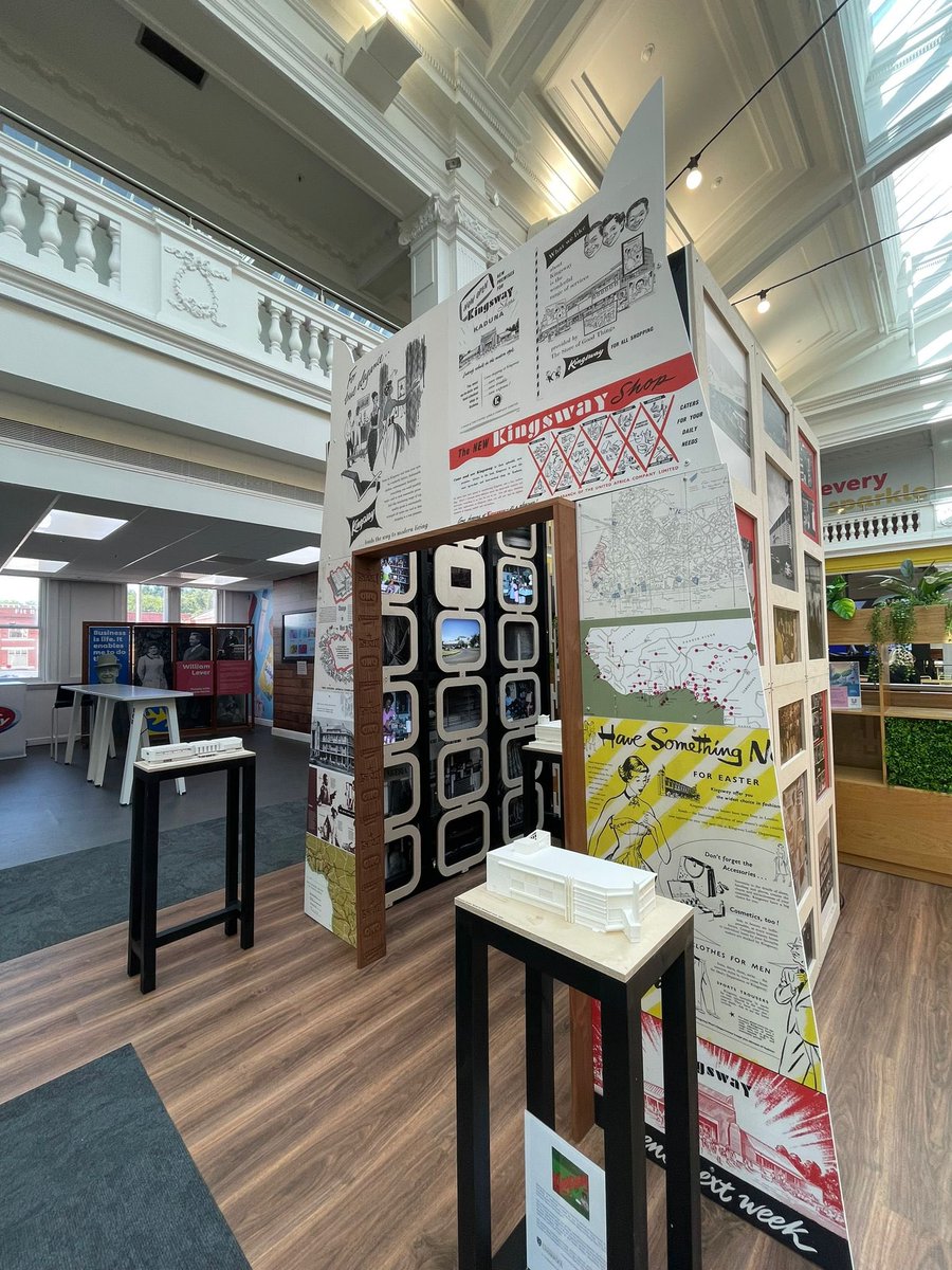 AlsalloumAtaa's tweet photo. A stunning exhibition at Lever House in the picturesque Port Sunlight: “Shopping Emporiums of West Africa: The Kingsway Stores.” Exceptional work by @iaindjackson and his team! @LivUniArch https://t.co/Nf8zN3NKai