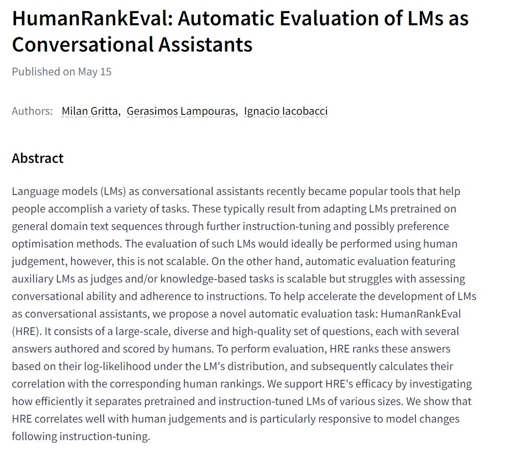 Check out our team's latest work on evaluation of #LLMs #GPT5 

huggingface.co/papers/2405.09…
