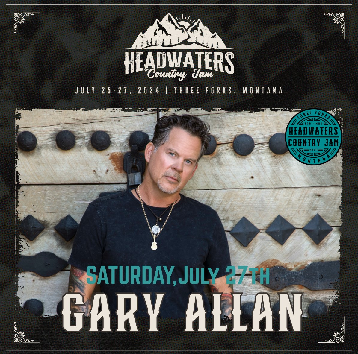 GaryAllan (@garyallan) on Twitter photo Gary Allan is headed to <a href="/HeadwatersCJ/">Headwaters Country Jam</a> THIS SATURDAY, July 27th! Get your tickets here: …waterscountryjam.frontgatetickets.com Gary Allan is headed to <a href="/HeadwatersCJ/">Headwaters Country Jam</a> THIS SATURDAY, July 27th! Get your tickets here: …waterscountryjam.frontgatetickets.com