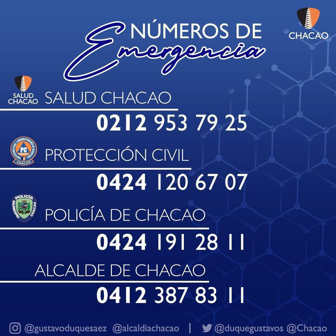 ⚠️ Vecinos, fuertes precipitaciones se han presentado en las últimas horas. Todos nuestros equipos atentos  <a href="/SaludChacao/">Salud Chacao Oficial</a> <a href="/policiachacao/">Policía Municipal de Chacao</a> <a href="/PC_Chacao/">PC Chacao</a>, mucha precaución al momento de conducir y salir de sus casas o lugares de trabajo.

🚨 Estamos atentos ante cualquier emergencia