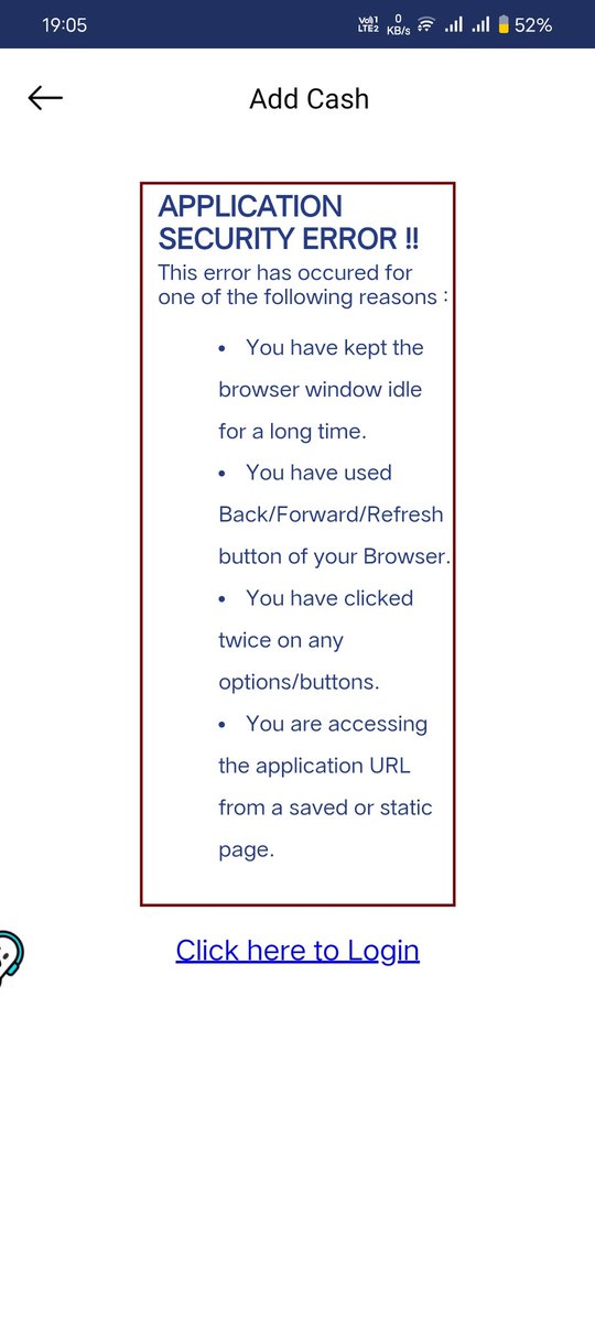 MastanSai's tweet image. Ebix wallet add money = nightmare! Constantly debits cash without adding to wallet. Plus, their KYC process dragged on for 7 days. Avoid the hassle! Avoid the Ebix #EbixWallet #FinTechFail #CustomerService @EbixCash