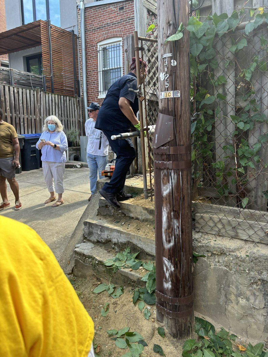 KevinRappDC's tweet image. DC services hard at work today, thanks to our neighbors joining together to request action.
An abondoned rat infested home was treated. The building will be condemned. Trash, including bulk items were removed, as was overgrowth. Treatment will continue bi-weekly.
Thank you…