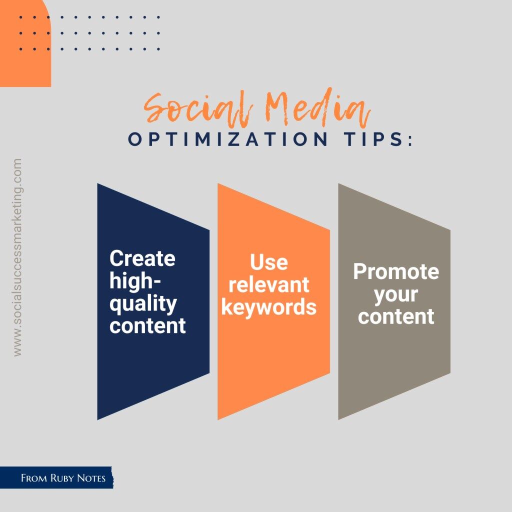 SocialSMktg's tweet image. SMO can be achieved through a variety of techniques, including:

✅ Creating high-quality content
✅ Using relevant keywords
✅ Promoting your content

Discover effective SMO tips!
socialsuccessmarketing.com/manufacturing-…

#SMO #DigitalMarketing #SMMTips