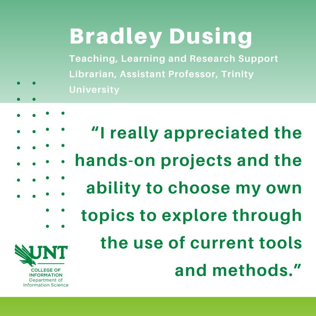 UNT Information Science Dept. tweet media