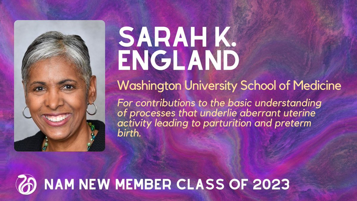 National Academy of Medicine (@thenamedicine) on Twitter photo Congratulations again to Sarah K. England (<a href="/Englandsk785/">Sarah England</a>) of <a href="/WUSTLmed/">Test Account</a> for being elected to the National Academy of Medicine last year! #NAMclassof2023 Congratulations again to Sarah K. England (<a href="/Englandsk785/">Sarah England</a>) of <a href="/WUSTLmed/">Test Account</a> for being elected to the National Academy of Medicine last year! #NAMclassof2023