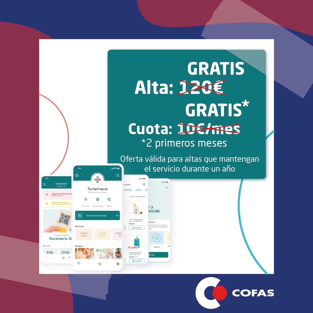 Tu farmacia en su bolsillo📲
Con la APP de Tu Farmacia tus clientes podrán hacer pedidos, recibir consejos de salud y descuentos exclusivos y tú lograrás fidelizarlos al facilitarles la interacción con tu farmacia.
Pregunta a tu comercial y conecta con tus clientes