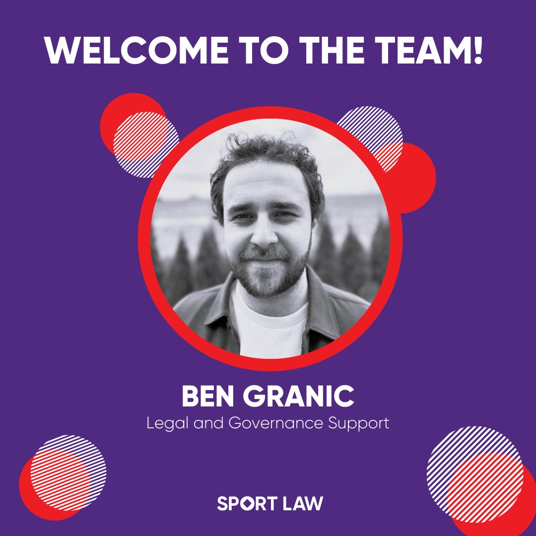 sportlawca's tweet photo. Meet Ben!

Ben joins the #SportLaw team to provide legal and administrative support. He has an LLB from Southampton Law School and a Sport Management degree from Brock, and aims to combine his legal knowledge and passion for sports to make a meaningful impact!

#ElevateSport https://t.co/P5VTCnM97a