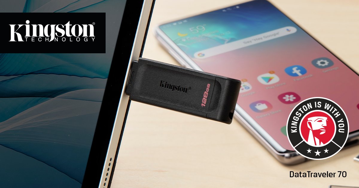 ¡Este verano, lleva tus recuerdos y datos siempre contigo! ☀️🏖️ Con los pen drives DT70 de Kingston, tendrás capacidad y velocidad en la palma de tu mano. 💾✨ No importa a dónde vayas, tus archivos estarán seguros. ¡Lleva todos tus datos y recuerdos contigo! #Kingston 🌴📀