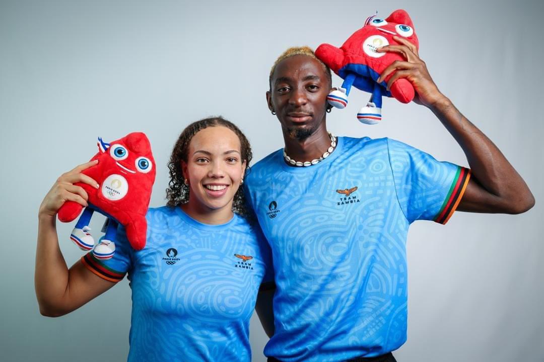 HELLO FROM PARIS!! 

🇿🇲 🇫🇷 

Mia and Damien styling it out in the ZASU Paris Olympics 2024 kit.
