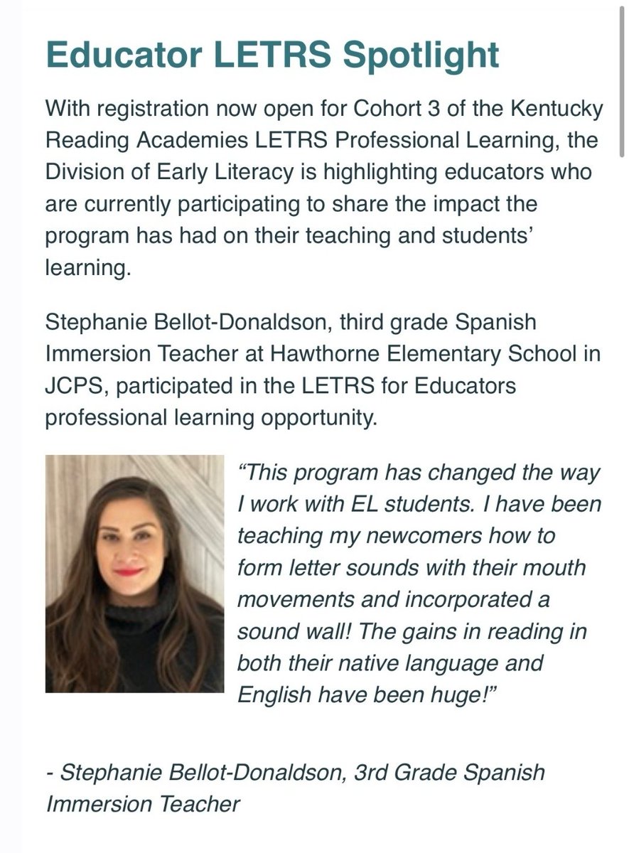 JCPS Elementary ELA tweet media