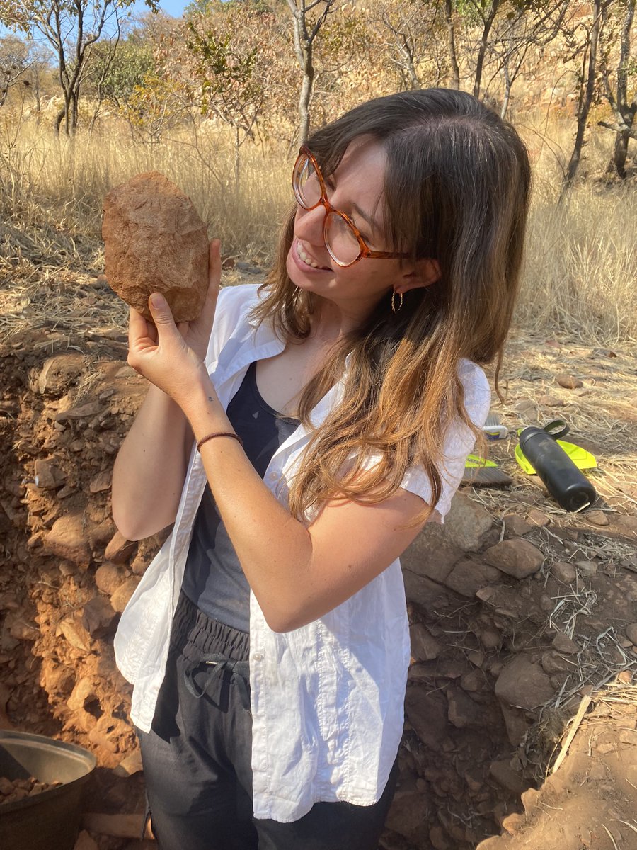 Excavated this great LCT today! The Acheulean truly defines beautiful stone tools! 

#lithics #archaeology #wonderboom #acheulian #stoneage #earlierstoneage