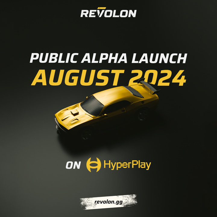 In celebration of reaching a million in funding, we have a big announcement for the growing Revolon community!📢

We are set for our "Public Alpha Launch" of Revolon!🚨

We are honored to shake hands with <a href="/HyperPlayGaming/">HyperPlay</a>  for this epic launch coming in August! 🤝

Launch date