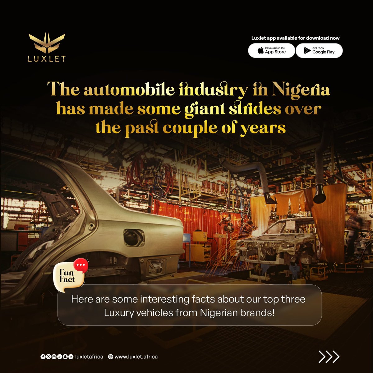 luxletafrica's tweet photo. Would you buy a Nigerian-made luxury car?
Let us know in the comments!
#luxlet #luxury #carsoflagos #madeinnigeria #nordmotion #ivm #bennieautos #kamalaharris #triclown #leak #akpabio #Kamala2024 #Biden https://t.co/sYsu18Tvmm