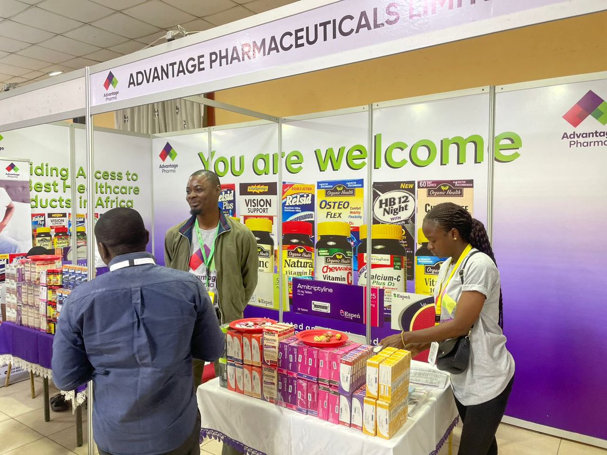 We are currently live at the 43rd ACPN Conference <a href="/acpnnigeria/">ASSOCIATION OF COMMUNITY PHARMACISTS OF NIGERIA</a> , showcasing our premium quality products.🎉

Visit our stand today and all through the conference, as we have special packaged goodies for you🤗

.
#AdvantageHealthAfrica 
#ACPNConference #AdvantagePharma
#pharmacy