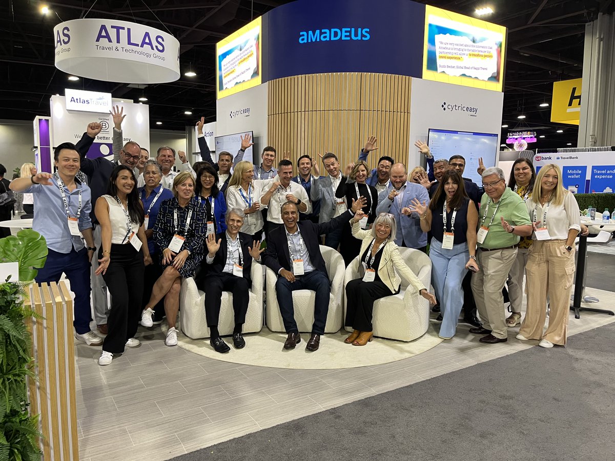 AmadeusITGroup's tweet photo. Have you met our team at #GBTAConvention24 yet? Stop by booth #4333 and see what all the buzz is about in corporate travel. 🤝 #ItsHowTravelWorks https://t.co/YJF992vxTm