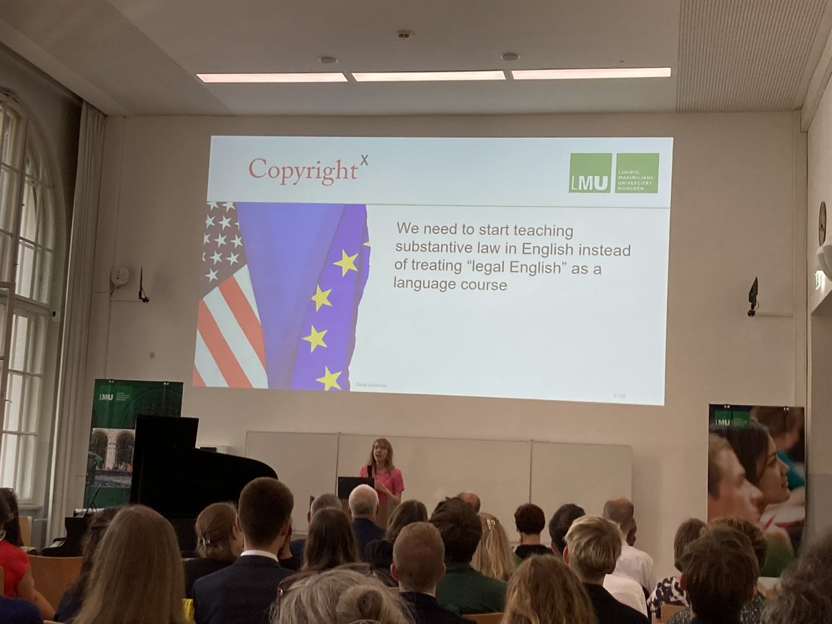 liebenauerin's tweet photo. Ich habe den Lehrinnovationspreis @LMU_Muenchen gewonnen mit #CopyrightX. Mich würde interessieren, was die #jurabubble dazu sagt; für mich steht fest: Wir brauchen mehr Lehre auf Englisch – statt Rechtsenglisch am Sprachenzentrum mit geschenkten Noten. https://t.co/a5bgbIzlhd