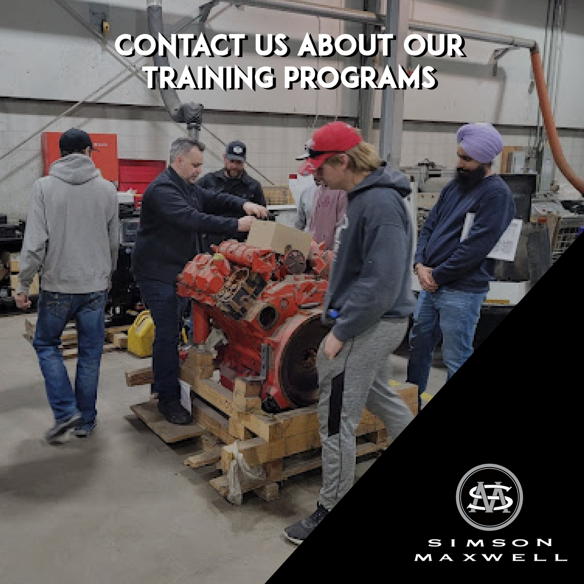 SimsonMaxwell's tweet image. ✨Simson-Maxwell is a certified training facilitator for Deutz’s Technical Training Program. At our head office in Edmonton, AB, we offer instructor-led courses.

Contact Simson-Maxwell at training@simmax.com for more information.

#SimsonMaxwellPower #simmaxengines $CEI