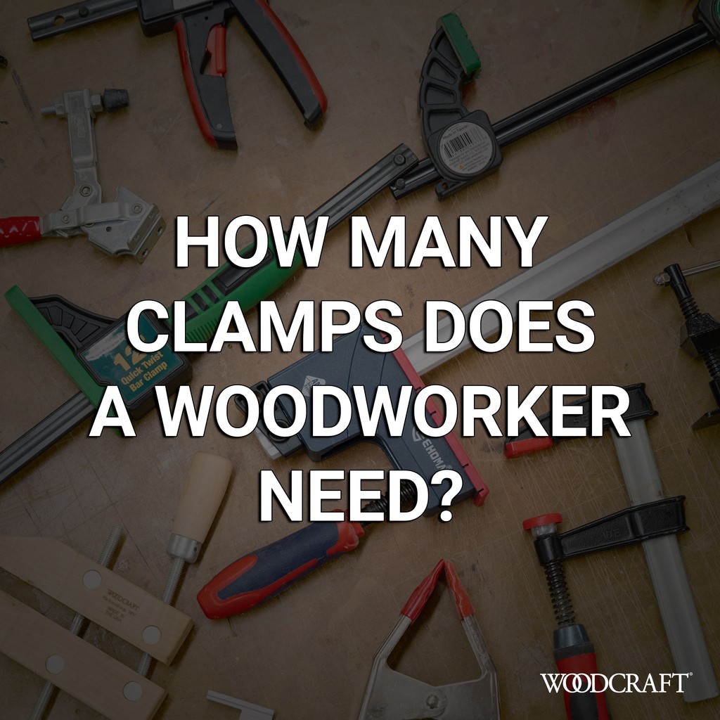 Woodcraft's tweet photo. How many clamps does a woodworker really need? (There is a correct answer)

#woodcraft #woodworker #diy #maker #clamps #tools #workshop https://t.co/FFeCXYbLb1