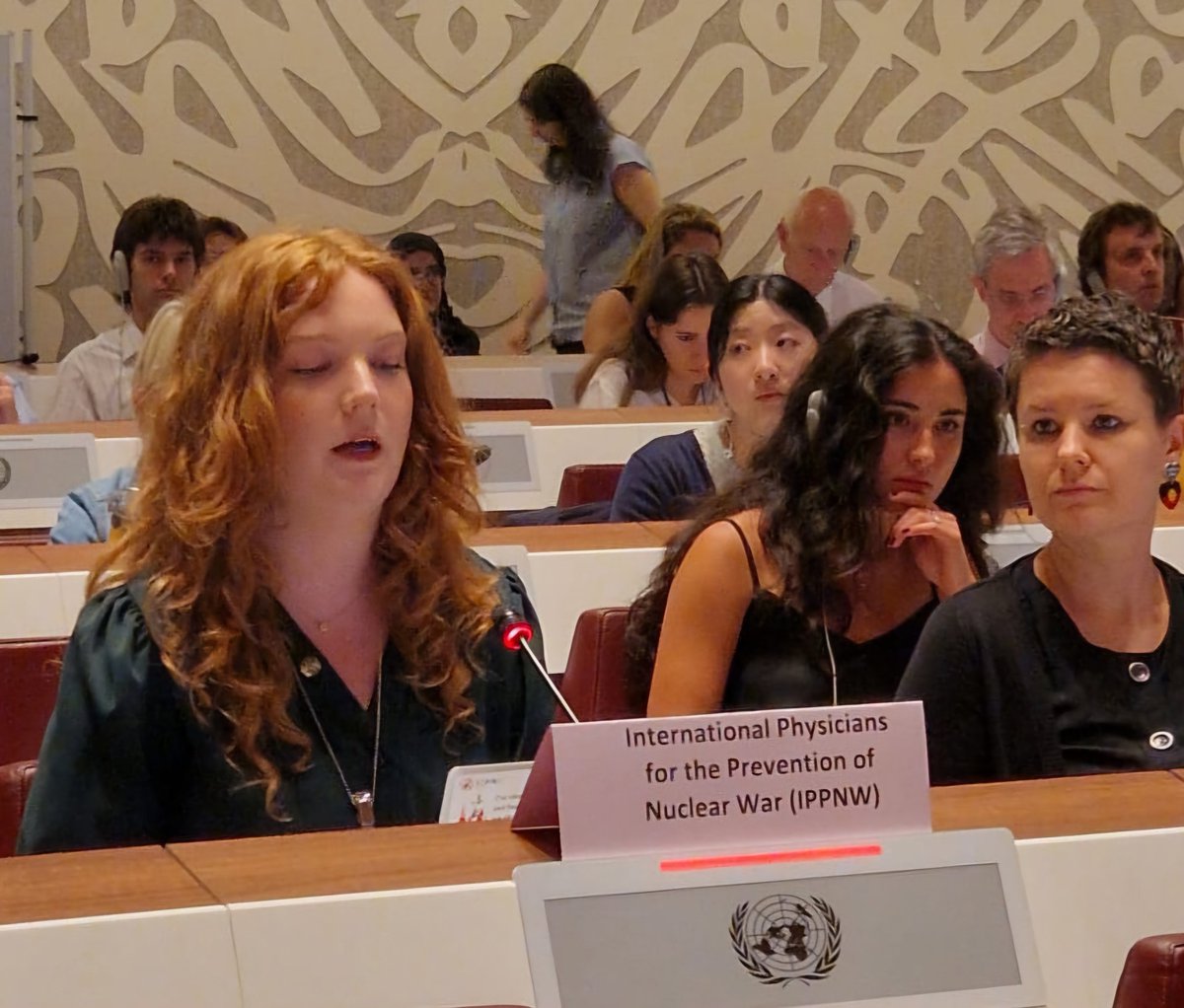 As <a href="/WHO/">World Health Organization (WHO)</a> reported in its "Effects of Nuclear War on Health", "medical services would have little or nothing to offer injured survivors, and the only realistic preparation for nuclear war is to work for its prevention." @mollymcgint IPPNW #NPT2024