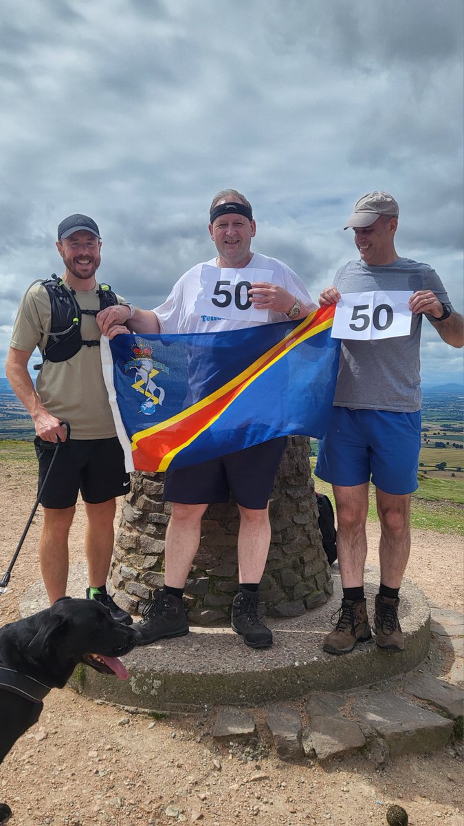 🥾 50 walks down, 50 to go! Pete’s halfway through his Wrekin 100 Challenge. This time, he was joined by fellow Veterans Tom Basford &amp; Colin Nightingale. Pete jokes "I wish I had signed up for 50, not 100!" 😂 Support his journey &amp; donate here: jonlee.co.uk/50-not-out-pet… #jonleelife