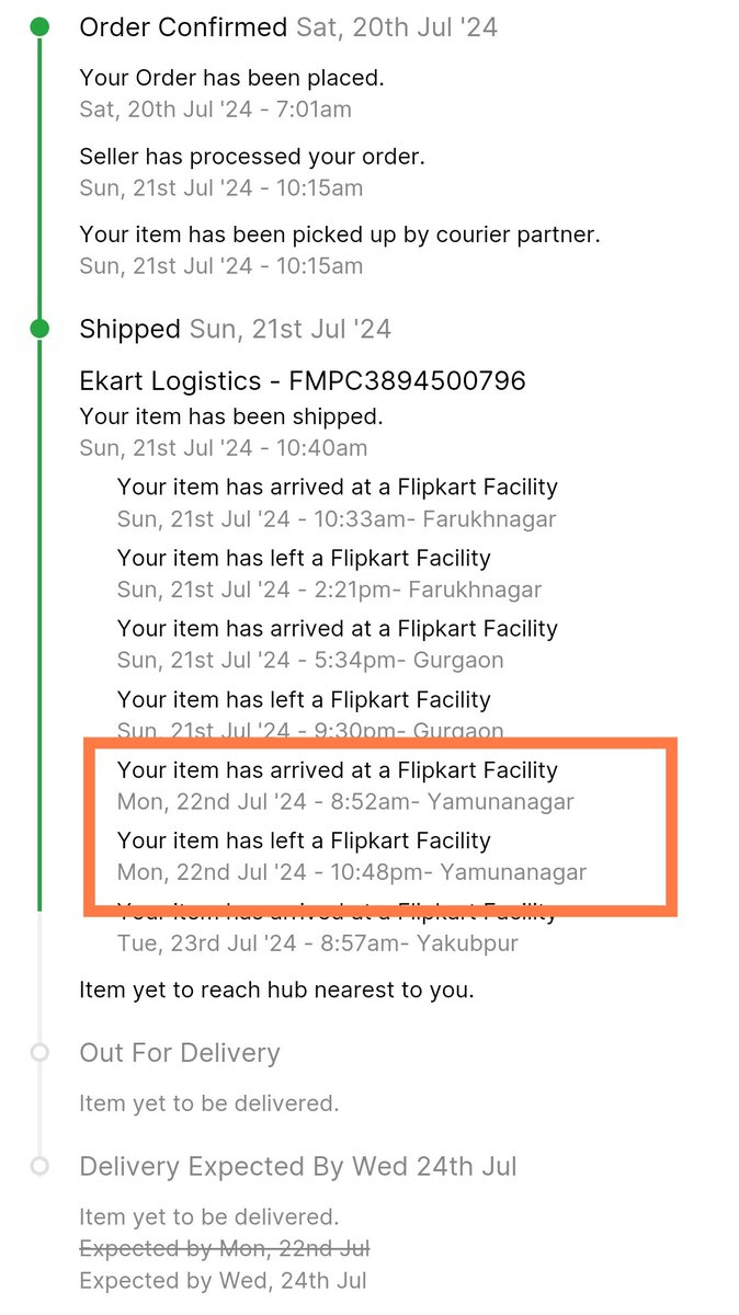 CSpoojaarora90's tweet photo. @flipkartsupport No customer support. No seriousness of customers concerns. This is my third order that is misrouted. I have to gift this to someone. Deliver it fast on priority. Flipkart is not a recommended website now. https://t.co/6X0mQgAnJl
