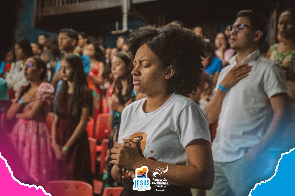 rccma's tweet photo. No nosso quarto dia de missão, iniciou-se com a Santa Missa presidida pelo Frei Lázaro da Paróquia Nossa Senhora da Conceição. 
Acompanhe alguns registros desse momento! 
💙🩷💙🩷💙🩷💙🩷💙🩷💙🩷

#RccMaranhaoOficial #JesusNoLitoralRccMa #JNL2024 #RccBrasil #IgrejaCatolica https://t.co/kgtZo2xfrI