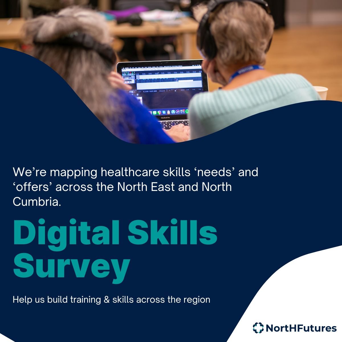 🌟 Help Us Map Digital Skills in the North East &amp; North Cumbria! 🌟

We need your support to identify healthcare &amp; digital skills ‘needs’ and ‘offers’ in our region. Your insights will shape our training and skills-sharing plans.

📢 Share with your network. Together, we can